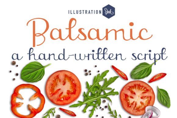Balsamic Typeface: Elevating Digital Brand Identity with Handwritten Charm