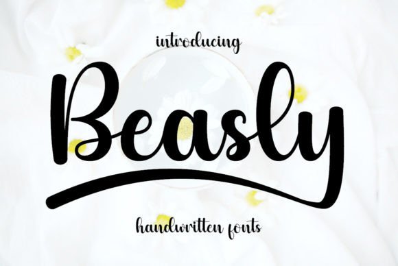 Beasly: A Whimsical Handwritten Font for Editorial Design