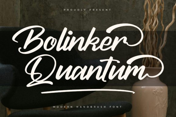 Bolinker Quantum: A Stylish Script Font for Elegant Brand Identity