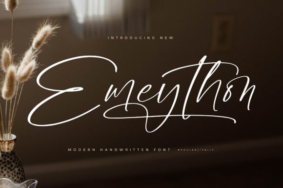 Emeython: The Script Typeface That Elevates Campaign Visuals