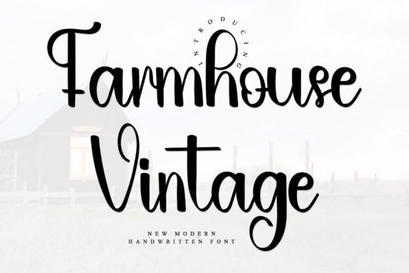 Farmhouse Vintage: The Handwritten Typeface for Editorial Design