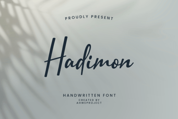 Hadimon: The Elegant Script Font for Modern Brand Identity