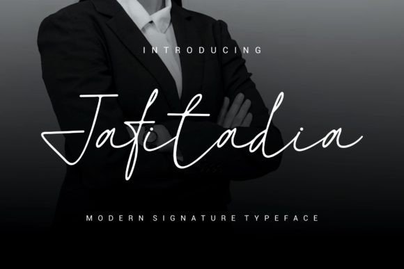 Jafitadia: A Handwritten Typeface for Luxury Branding
