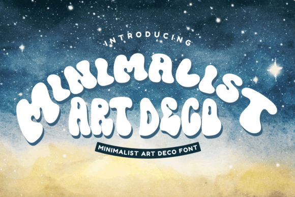 Minimalist Art Deco: A Modern Typeface for Polished Branding