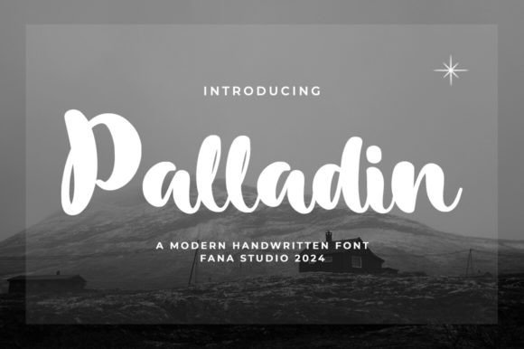 Palladin: A Modern Script Font for Editorial Design