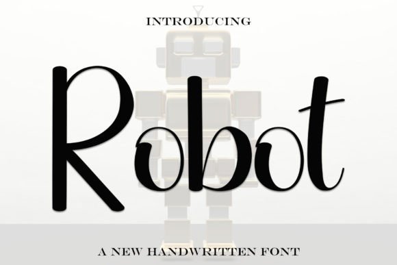 Robot: A Modern Handwritten Typeface for Digital Branding