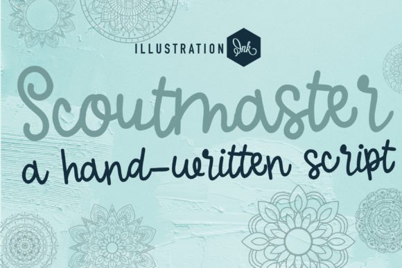 Scoutmaster Typeface Review: A Whimsical Handwritten Font for Brand Identity