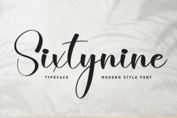 Sixtynine: The Handwritten Typeface for Editorial Design