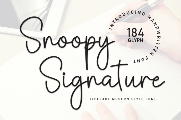 Snoopy Signature: The Elegant Script Font for Scroll-Stopping Designs