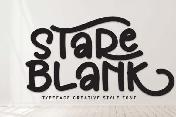 Stare Blank: A Playful Handwritten Typeface for Modern Web Design