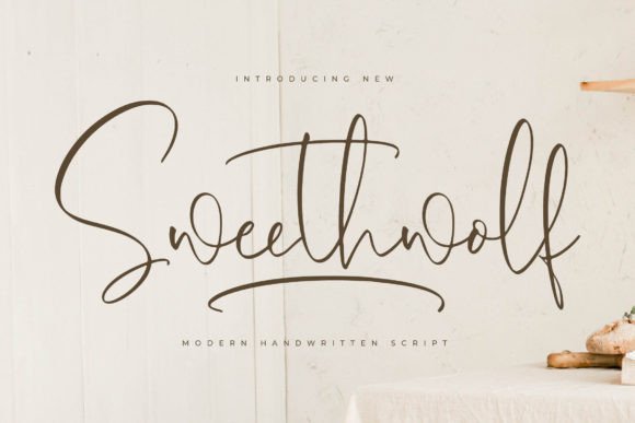 Sweethwolf: The Luxury Script Typeface for Clearer Campaign Messaging