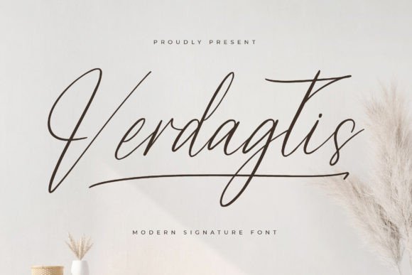 Verdagtis: A Modern Handwritten Font for Editorial Design