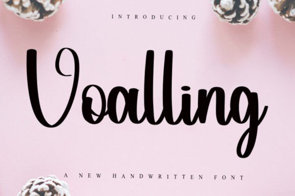 Voalling: The Elegant Handwritten Typeface for Creative Makers