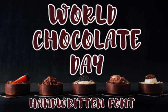 World Chocolate Day: A Handwritten Font for Editorial Design